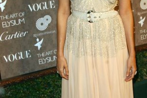 Eva Mendes na Złotych Globach