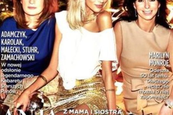 Anja Rubik na okładce Gali