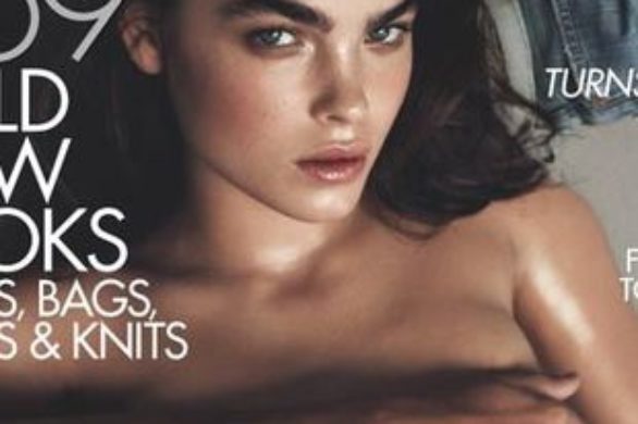 Naga Bambi Northwood-Blyth na okładce Harper’s Bazaar
