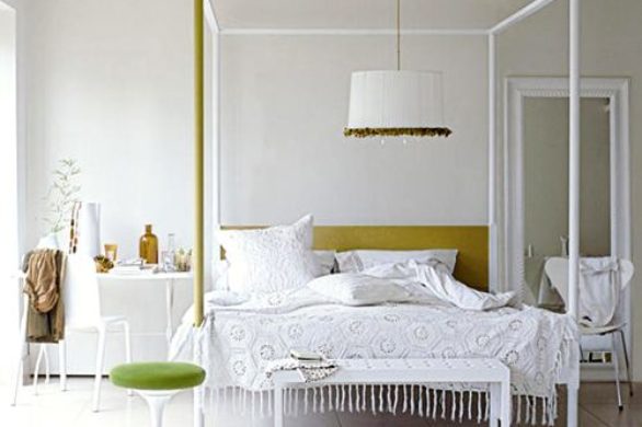 Żółte akcenty w domu