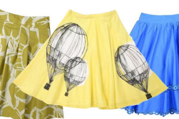 Wiosenno-letnie spódniczki