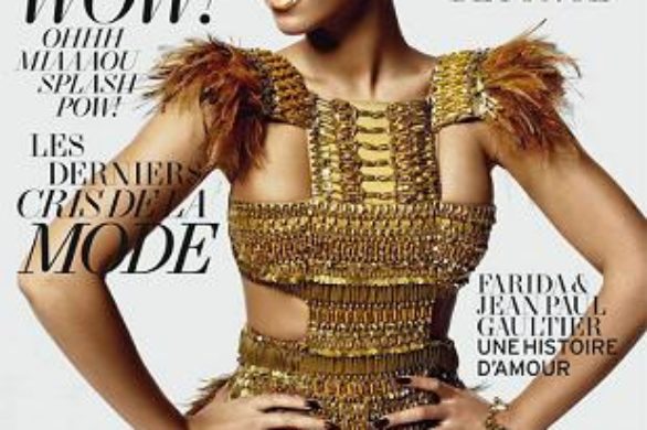 Beyonce w złocie na okładce marcowego numeru L’Officiel