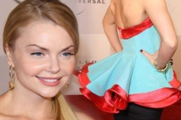 Rurki i tunika na afterparty Złotych Globów?(FOTO)