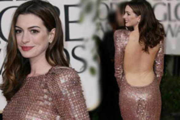Anne Hathaway błyszczy w sukni od Armaniego