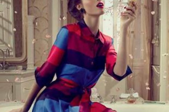 Coco Rocha w sesji inspirowanej serialem Mad Men