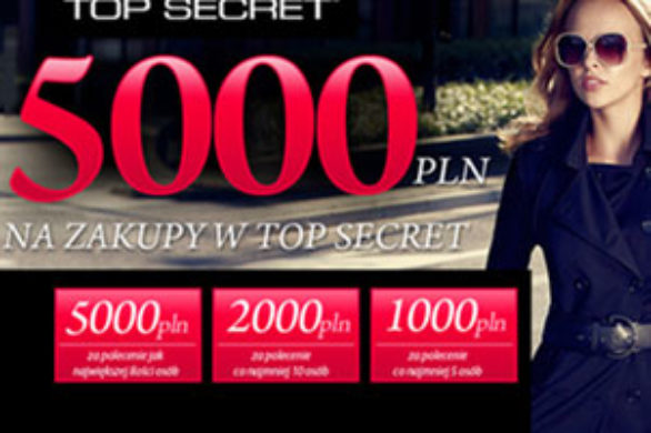 Top Secret daje pieniądze na zakupy!