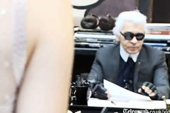 Dlaczego Karl Lagerfeld nie rozmawia o książkach? (VIDEO)