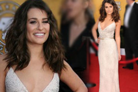 Lea Michele błyszczy w bieli (FOTO)