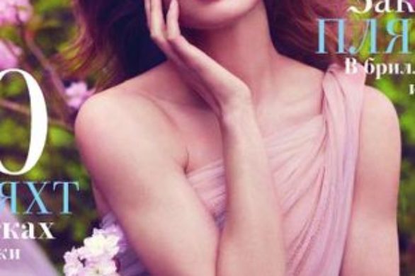 Natalia Vodianova na okładce magazynu Tatler