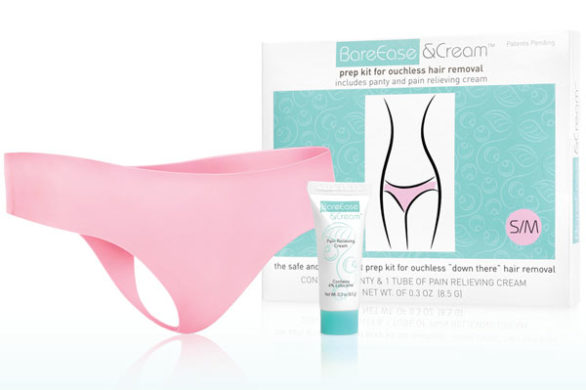Majtki likwidujące ból towarzyszący depilacji bikini