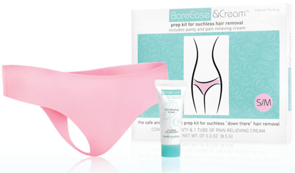 Majtki likwidujące ból towarzyszący depilacji bikini