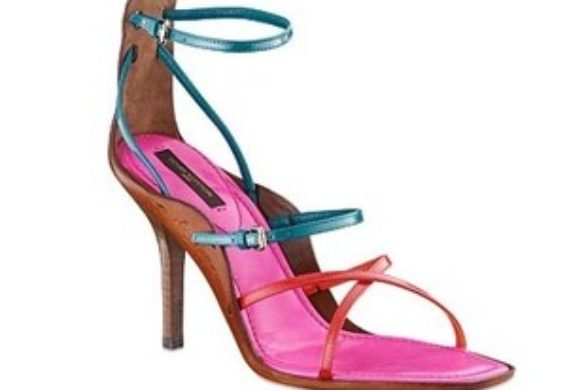 Sandały z kolekcji Louis Vuitton