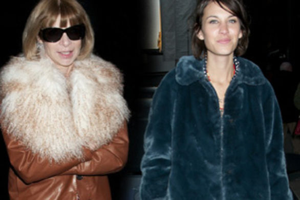 Anna Wintour i Alexa Chung na pokazach (FOTO)