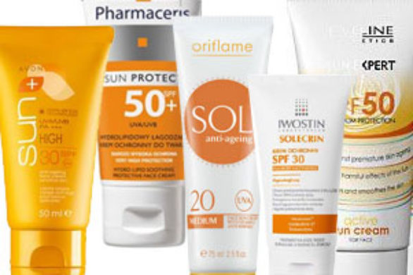 Kremy ochronne do twarzy z filtrami