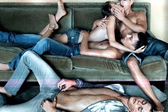 Billboard Calvina Kleina wywołał burzę