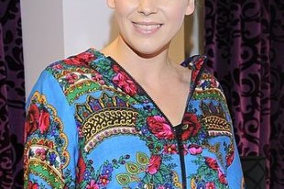 Maria Sadowska w bluzie własnego projektu (FOTO)