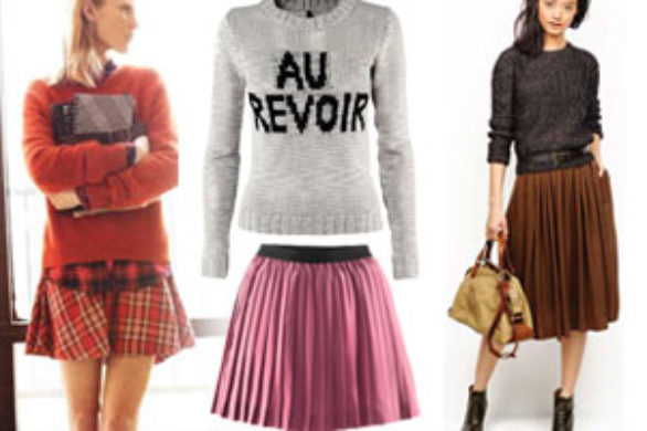 Trend: spódnica i sweter