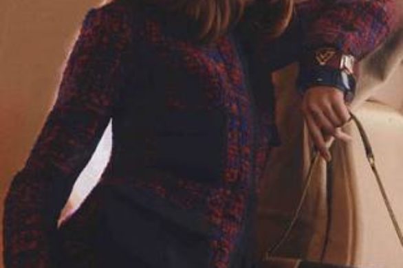 Olga Sherer w katalogu Louis Vuitton Pre-Fall