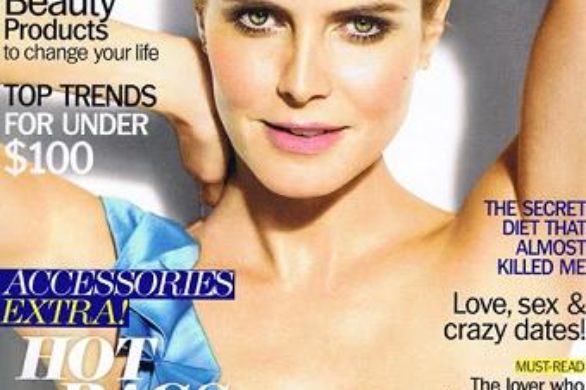 Heidi Klum na okładce Marie Claire
