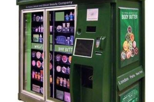 The Body Shop z maszyny