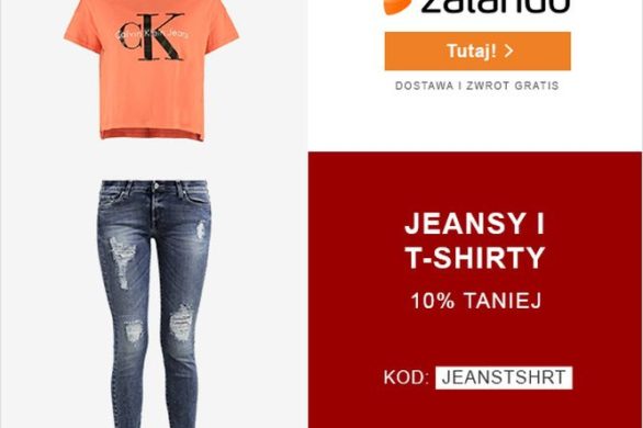 10% rabatu na damskie jeansy i koszulki w Zalando!