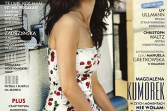 Magdalena Kumorek na okładce Pani