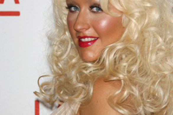 Christina Aguilera w sukni Versace