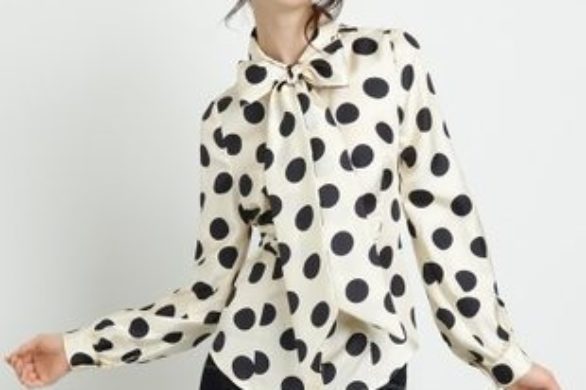 Bluzka w wielkie grochy