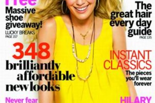Hilary Duff na okładce magazynu Lucky