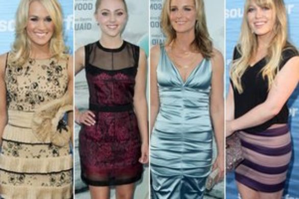 Sławne blondynki na premierze