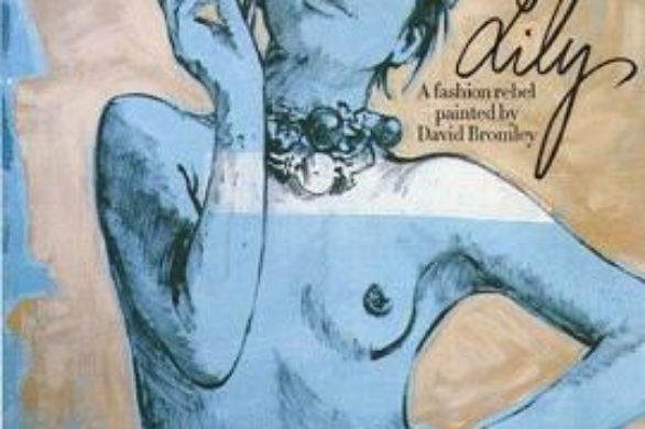 Szkicowana Lily Allen na okładce Harper’s Bazaar