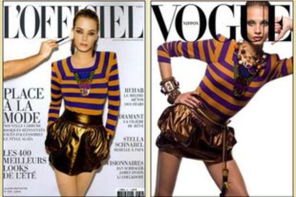 Dwie okładki – ten sam Louis Vuitton