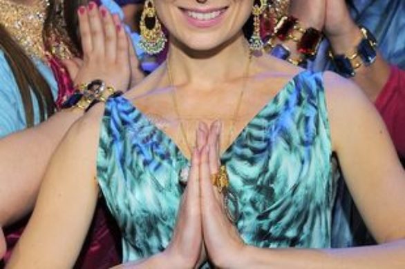 Halinka Młynkowa w stylu hinduskim (FOTO)