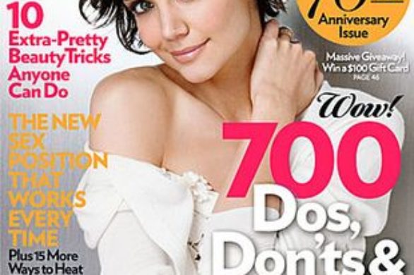 Katie Holmes dla Glamour