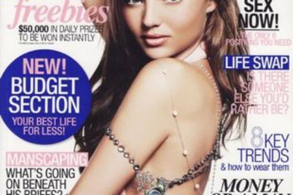 Dwie okładki z Mirandą Kerr