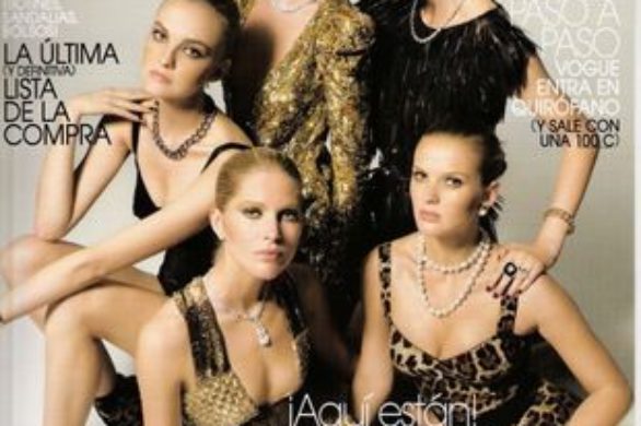 Znudzone modelki na okładce hiszpańskiego Vogue’a