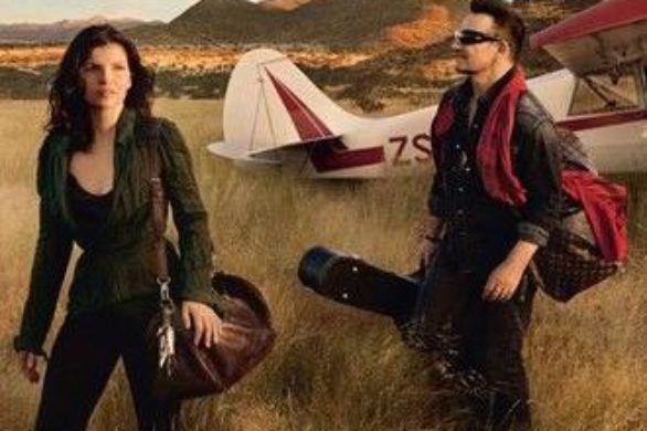 Bono z żoną w reklamie domu mody Louis Vuitton