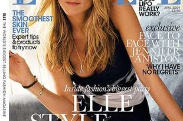 Zrelaksowana Jennifer Aniston dla Elle