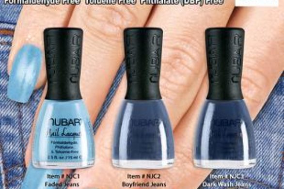 Trend: dżinsowe odcienie na paznokciach