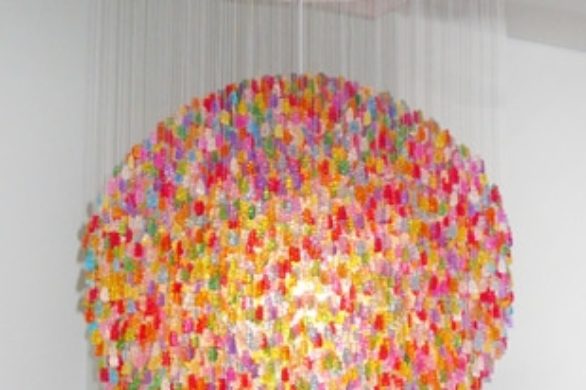 Żyrandol z żelków?