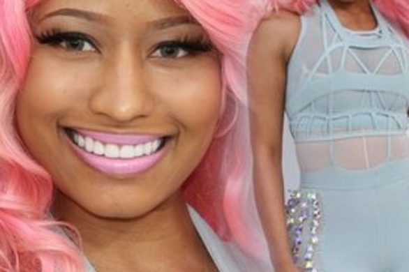 Nicki Minaj w błękitnym kombinezonie (FOTO)