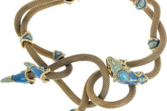 Wężowy naszyjnik od Lanvin