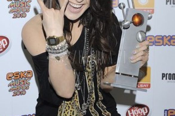 Marina Łuczenko na rozdaniu nagród Eska