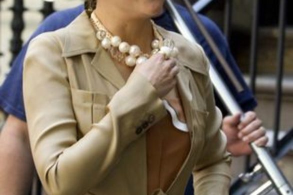 Kate Hudson na planie filmowym