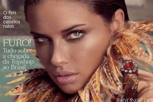 Piękna Adriana Lima na okładce Vogue Brasil