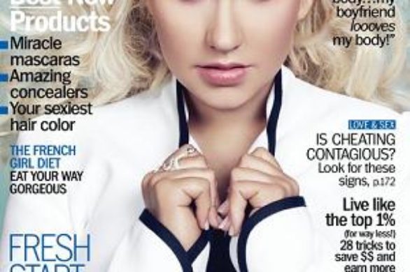 Christina Aguilera na okładce Marie Claire