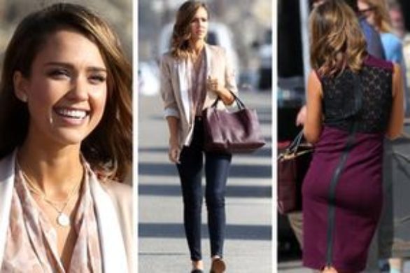 Jessica Alba na planie swojego nowego filmu (FOTO)