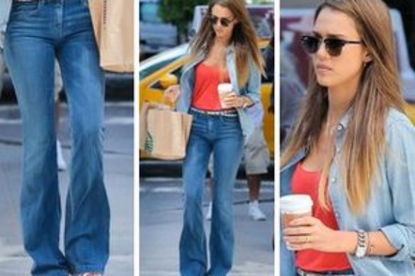 Jessica Alba w dzwonach (FOTO)