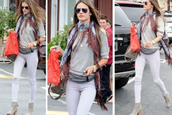 Alessandra Ambrosio stawia na dodatki