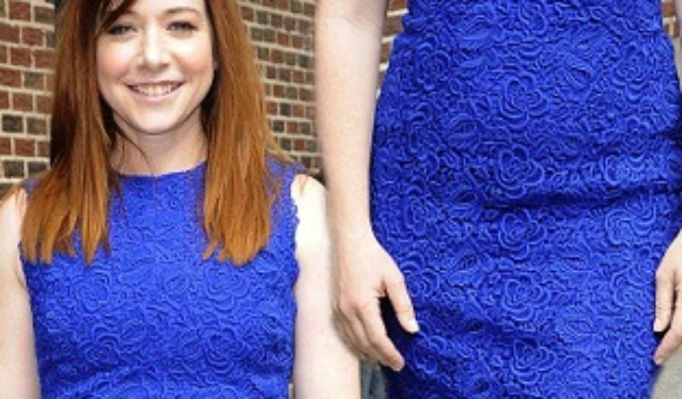 Alyson Hannigan w koronkowej sukience Alyson Hannigan w koronkowej sukience